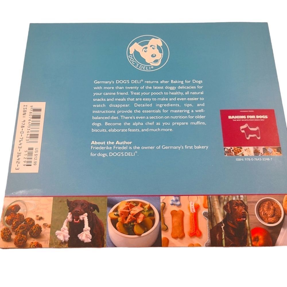 Cooking For Dogs New Recipes From Dog's Deli Softbound NWT - Picture 3 of 13